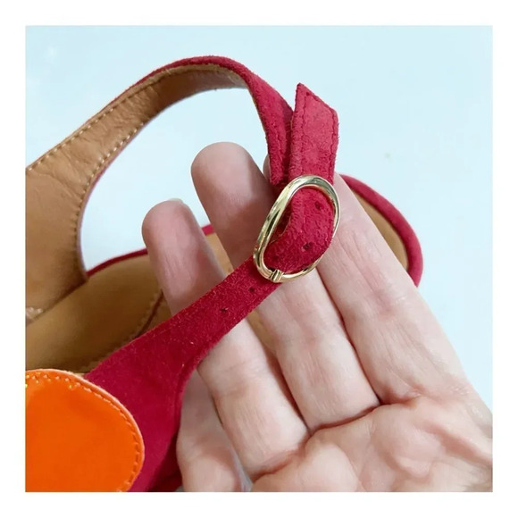 NEW L’Amour Des Pieds Darrius Multicolor Leather Comfort Sandal size 39.5 US 9 - Picture 5 of 10